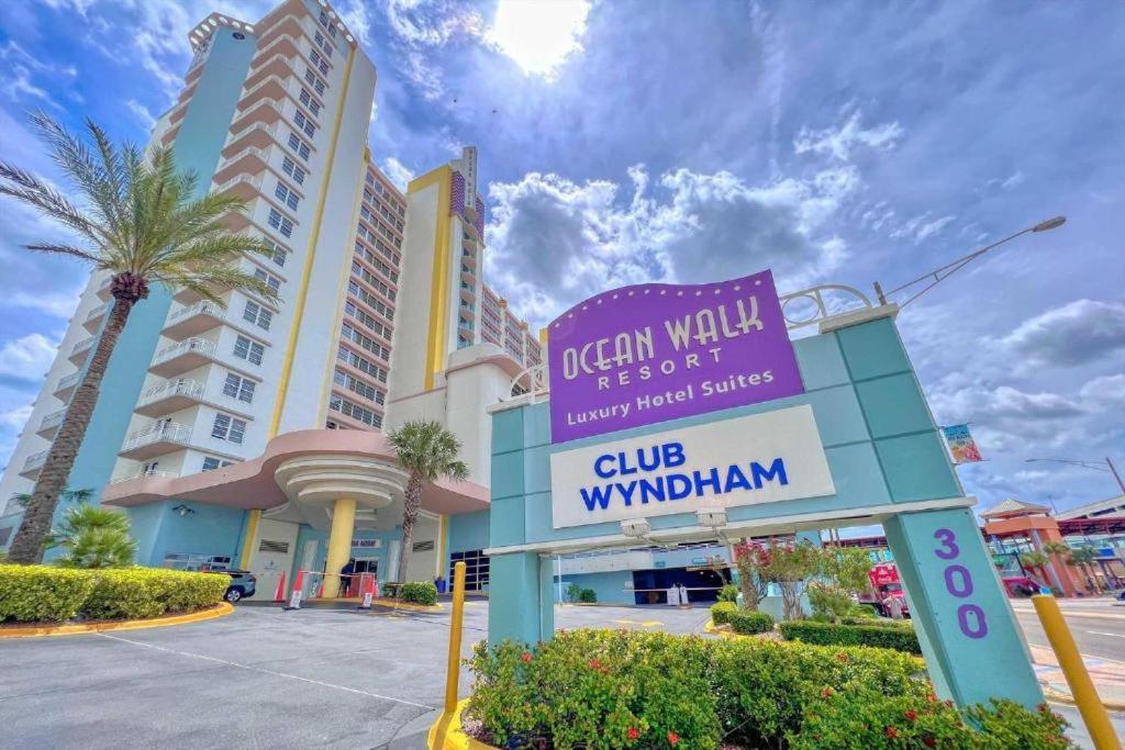 1 Bedroom Direct Oceanfront Condo Wyndham Ocean Walk Resort - Daytona Funland 703 دايتونا بيتش المظهر الخارجي الصورة