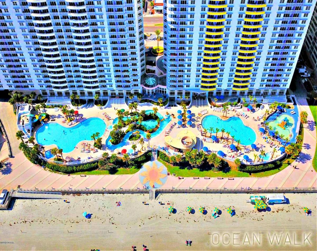 1 Bedroom Direct Oceanfront Condo Wyndham Ocean Walk Resort - Daytona Funland 703 دايتونا بيتش المظهر الخارجي الصورة