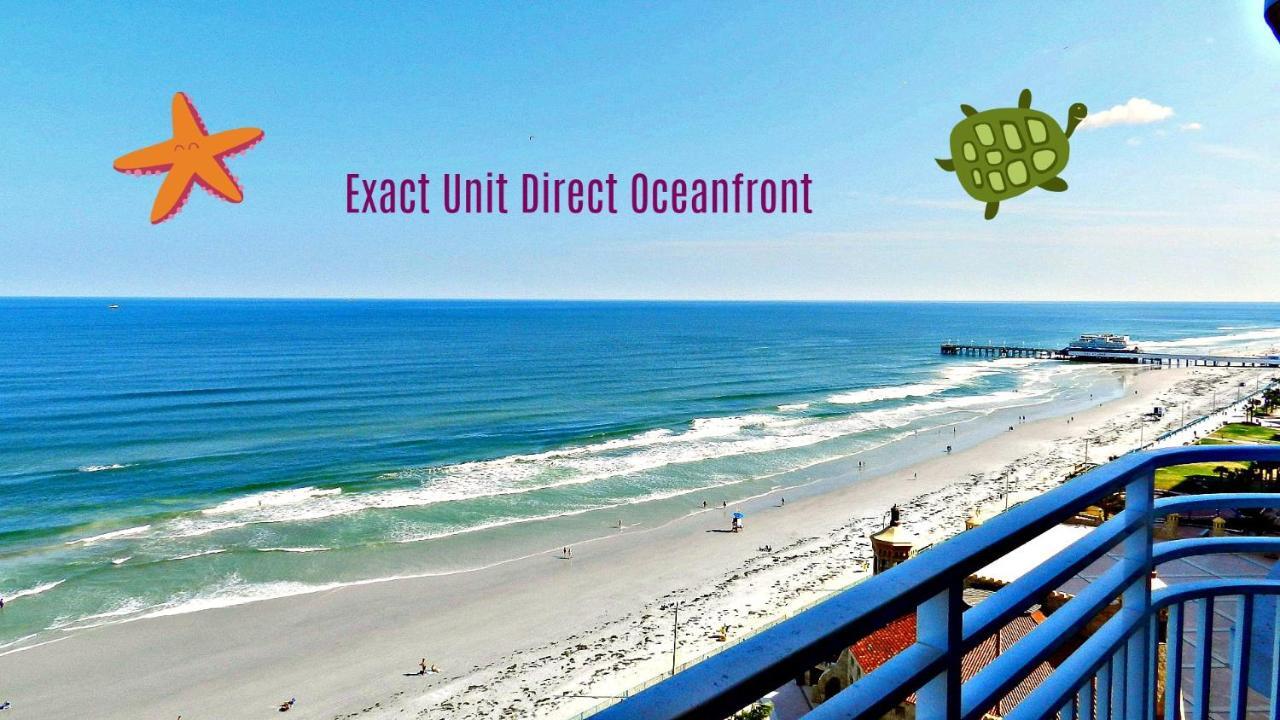 1 Bedroom Direct Oceanfront Condo Wyndham Ocean Walk Resort - Daytona Funland 703 دايتونا بيتش المظهر الخارجي الصورة