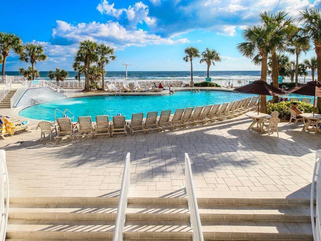 1 Bedroom Direct Oceanfront Condo Wyndham Ocean Walk Resort - Daytona Funland 703 دايتونا بيتش المظهر الخارجي الصورة