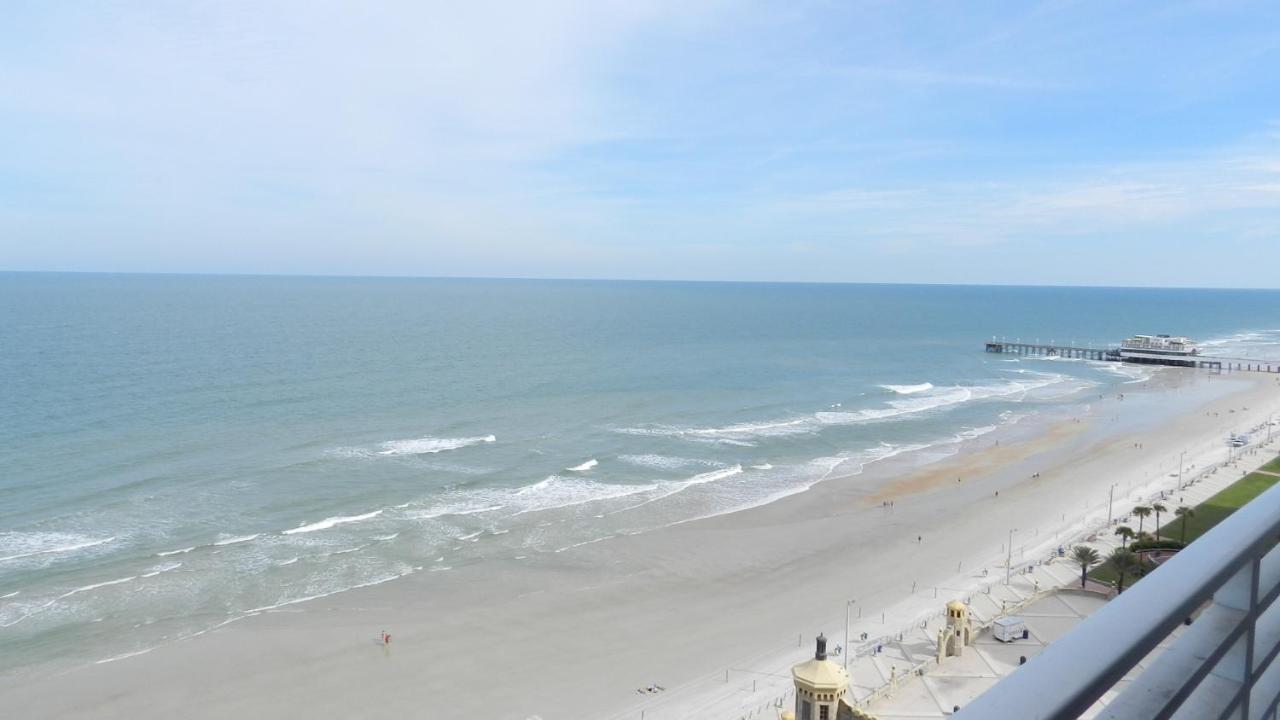 1 Bedroom Direct Oceanfront Condo Wyndham Ocean Walk Resort - Daytona Funland 703 دايتونا بيتش المظهر الخارجي الصورة